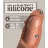 KING COCK ELITE DILDO REALISTICO SILICONA 178 CM CARAMELO