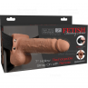FETISH FANTASY SERIES ARNES AJUSTABLE PENE REALISTICO CON TESTICULOS RECARGABLE Y VIBRADOR 178 CM