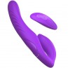 FANTASY FOR HER VIBRADOR DOBLE PENETRACION CONTROL REMOTO 9 NIVELES VIOLETA