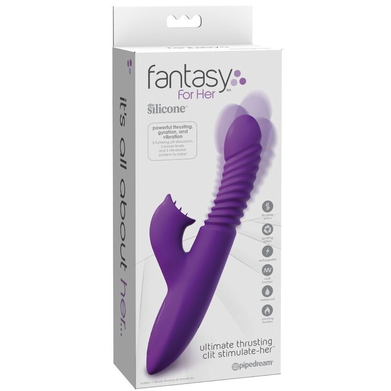 FANTASY FOR HER ESTIMULADOR CLITORIS CON FUNCION CALOR OSCILACION Y VIBRACION VIOLETA