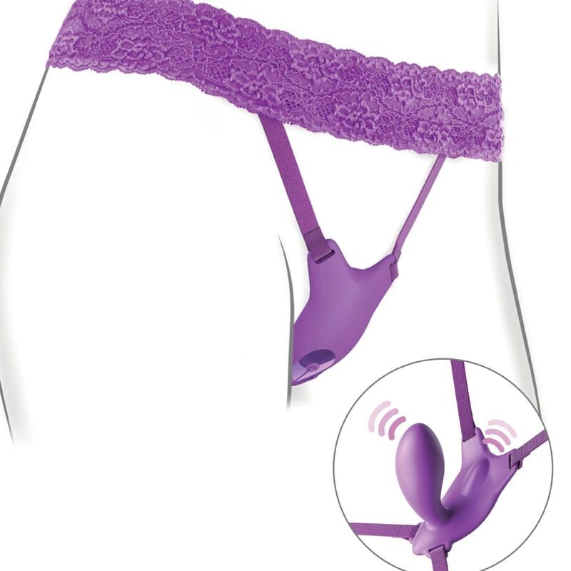 FANTASY FOR HER ARNES MARIPOSA G SPOT CON VIBRADOR RECARGABLE CONTROL REMOTO VIOLETA