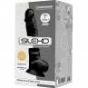 SILEXD MODELO 1 PENE REALISTICO SILICONA PREMIUM SILEXPAN NEGRO 175 CM