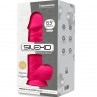SILEXD MODELO 1 PENE REALISTICO SILICONA PREMIUM SILEXPAN FUCSIA 215 CM