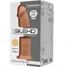 SILEXD MODELO 2 PENE REALISTICO SILICONA PREMIUM SILEXPAN CARAMELO 19 CM