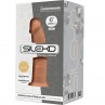SILEXD MODELO 2 PENE REALISTICO SILICONA PREMIUM SILEXPAN CARAMELO 15 CM