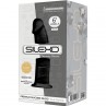 SILEXD MODELO 2 PENE REALISTICO SILICONA PREMIUM SILEXPAN NEGRO 15 CM