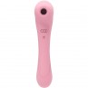 FEMINTIMATE DAISY MASSAGER SUCCIONADOR Y VIBRADOR ROSA