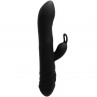ADRIEN LASTIC TWISTER MASAJEADOR VIBRADOR Y ROTADOR RABBIT NEGRO