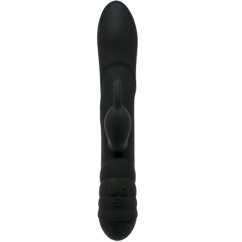 ADRIEN LASTIC TWISTER MASAJEADOR VIBRADOR Y ROTADOR RABBIT NEGRO