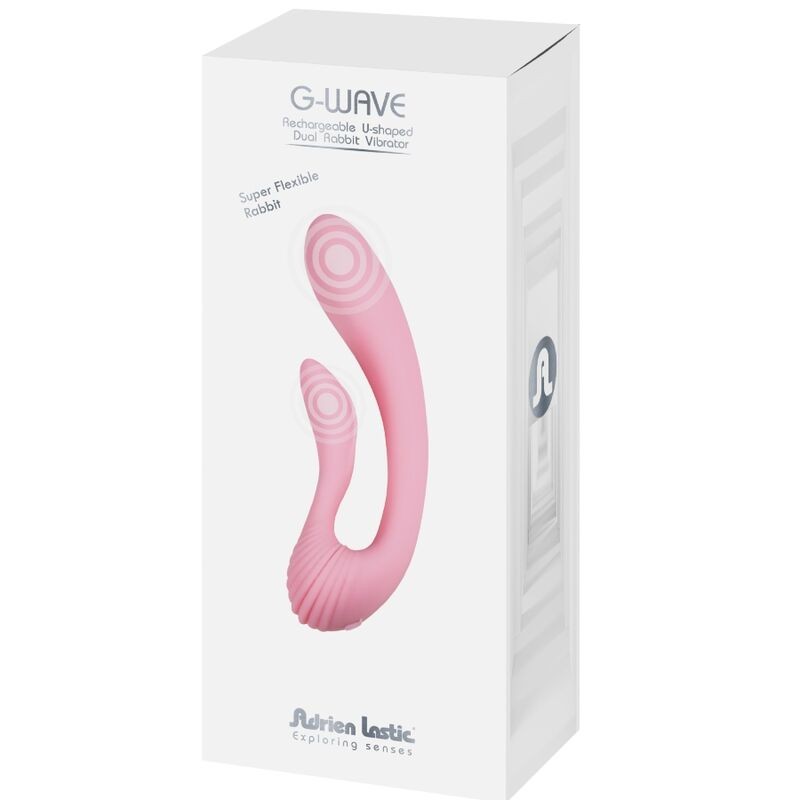 ADRIEN LASTIC G WAVE VIBRADOR DUAL RABBIT ROSA