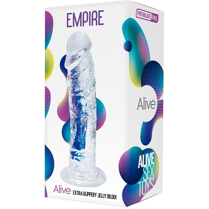 ALIVE EMPIRE PENE REALISTICO TRANSPARENTE 193 CM