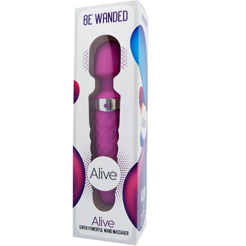 ALIVE BE WANDED MASAJEADOR VIBRADOR VIOLETA