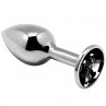 ALIVE ANAL PLEASURE MINI PLUG METAL NEGRO TALLA M
