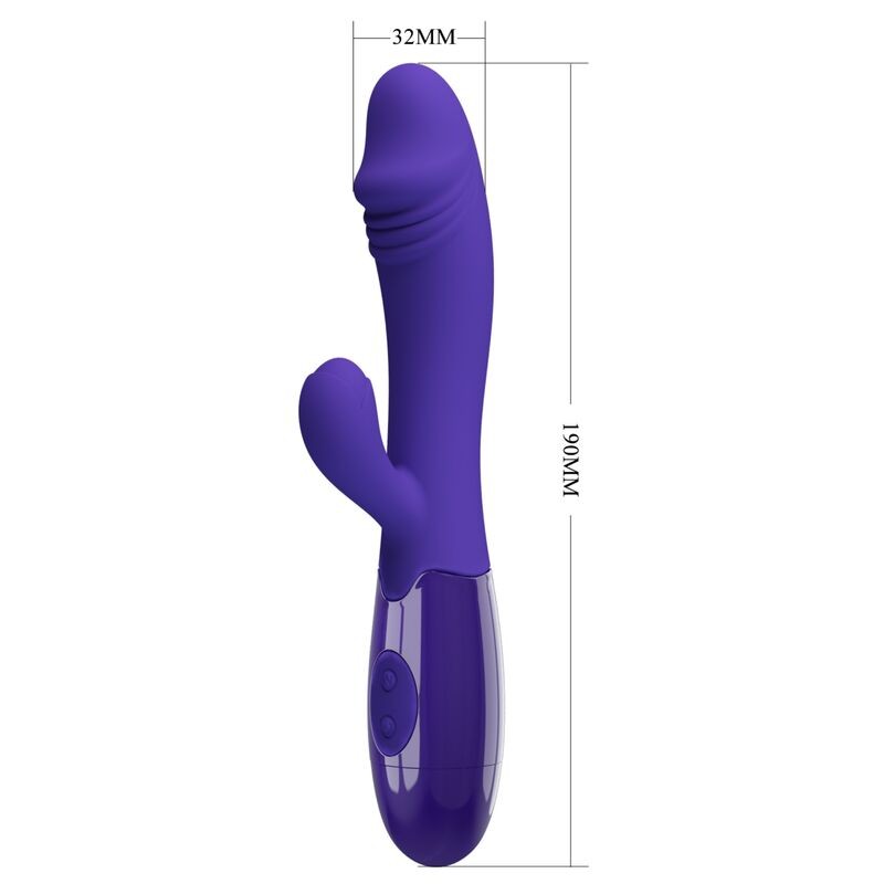 PRETTY LOVE SNAPPY YOUTH VIBRADOR ESTIMULADOR PUNTOG VIOLETA