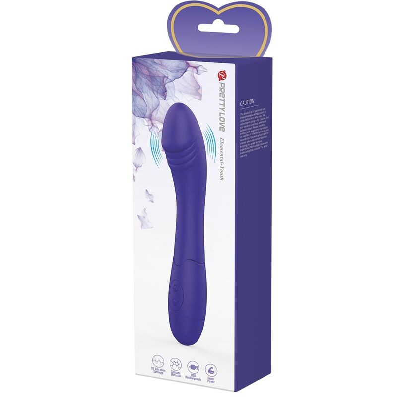 PRETTY LOVE ELEMENTAL YOUTH DILDO VIBRADOR VIOLETA