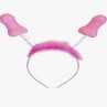 DIABLO PICANTE 6 UDS ANTENAS PITO ROSA PURPURINA