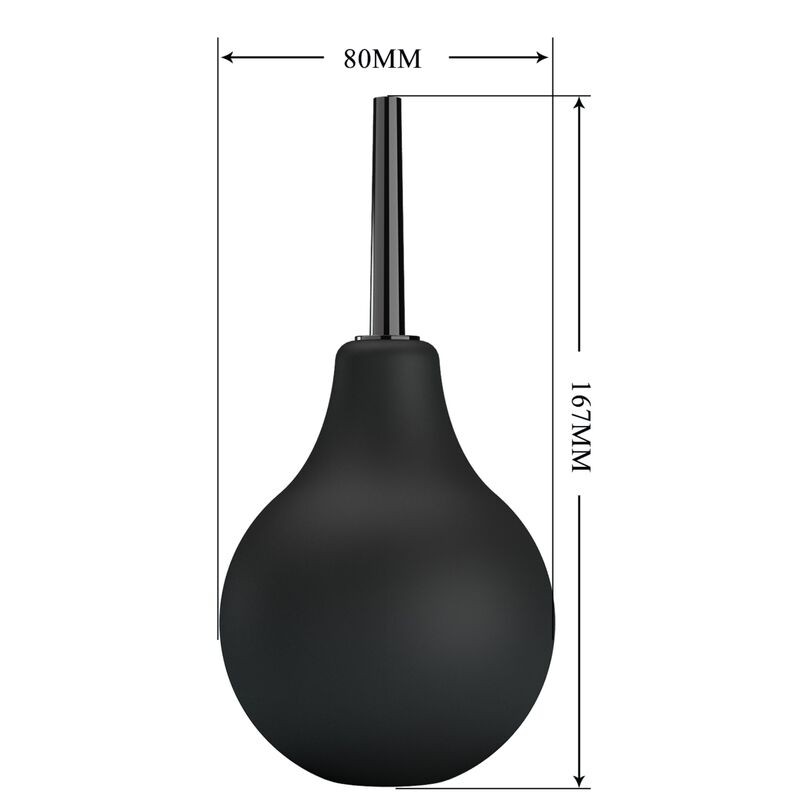 MR PLAY PERA ANAL DUCHA BLKB NEGRO