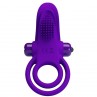 PRETTY LOVE ANILLO VIBRADOR PARA PENE MORADO