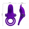 PRETTY LOVE ANILLO VIBRADOR PARA PENE MORADO