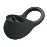 PRETTY LOVE ANILLO VIBRADOR PARA PENE CON LENGUA NEGRO