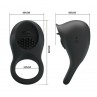 PRETTY LOVE ANILLO VIBRADOR PARA PENE CON LENGUA NEGRO