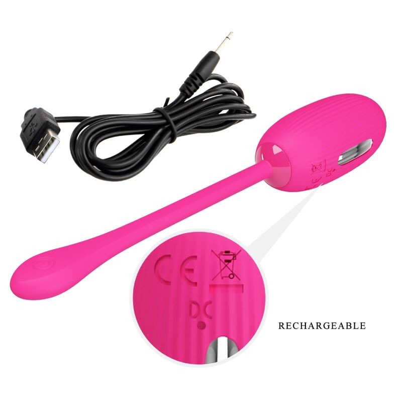 PRETTY LOVE DOREEN HUEVO VIBRADOR RECARGABLE MAGENTA