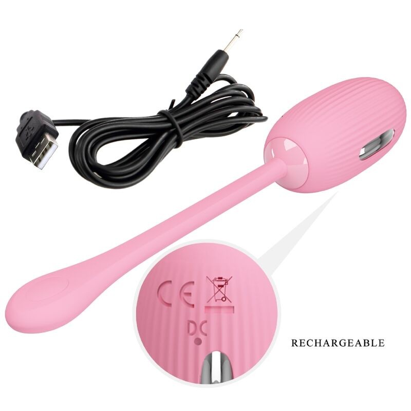 PRETTY LOVE DOREEN HUEVO VIBRADOR RECARGABLE ROSA