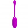 PRETTY LOVE JULIUS HUEVO VIBRADOR IMPERMEBLE RECARGABLE MORADO