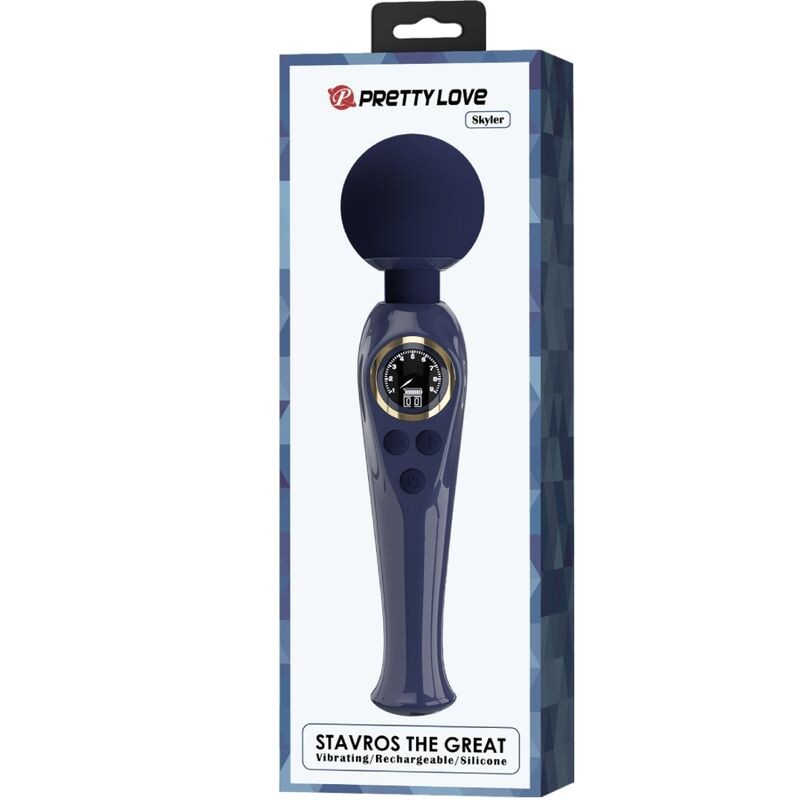 PRETTY LOVE SKYLER VIBRADOR WAND AZUL