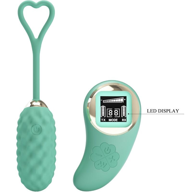 PRETTY LOVE VIVIAN HUEVO VIBRADOR CONTROL REMOTO VERDE