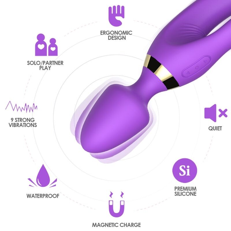 ARMONY MASAJEADOR VIBRADOR RABBIT VIOLETA