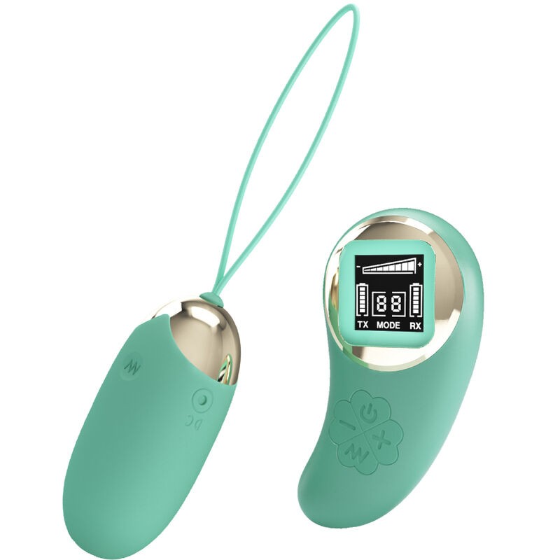 PRETTY LOVE MINA HUEVO VIBRADOR CONTROL REMOTO VERDE