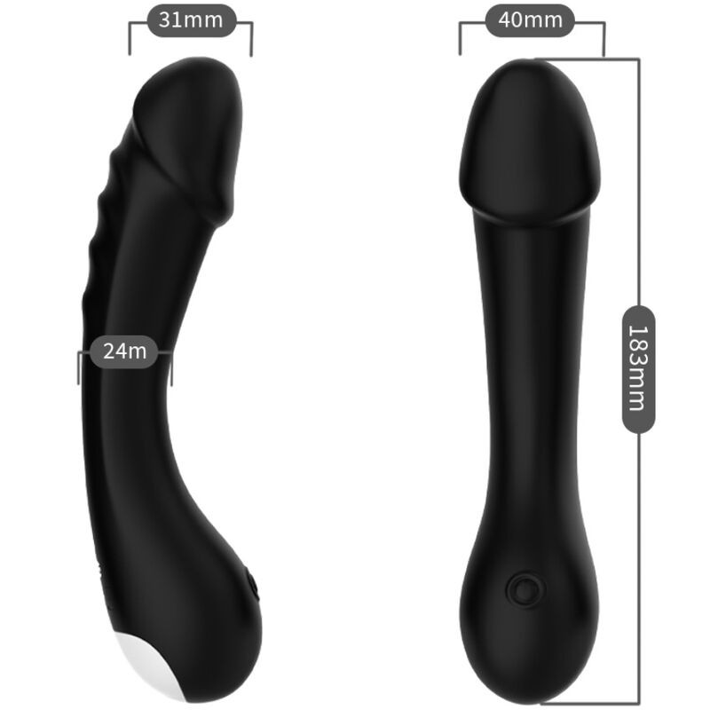 ARMONY DILDO VIBRADOR PUNTO G SILICONA NEGRO