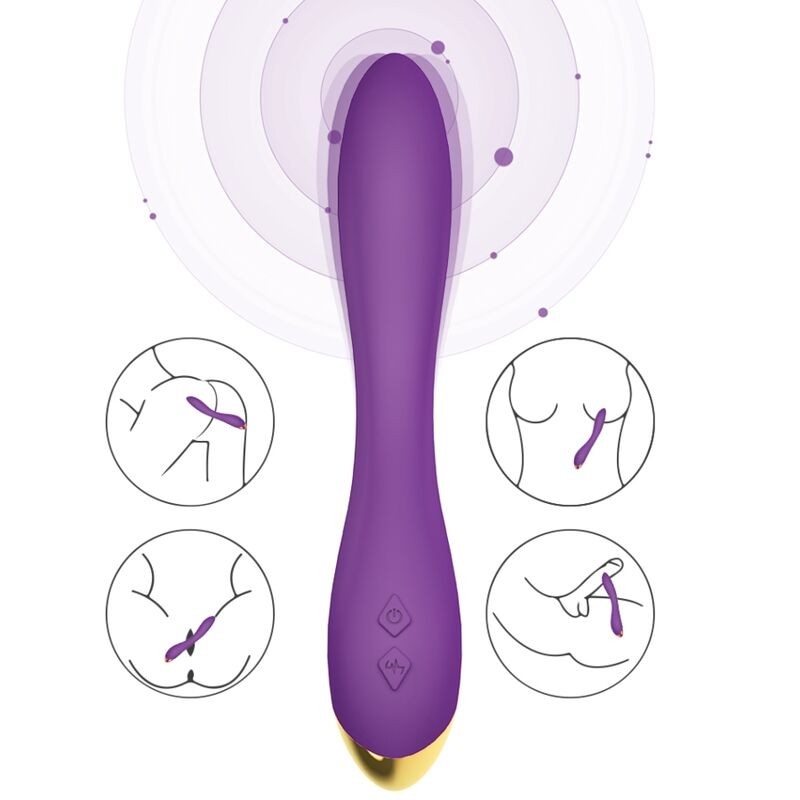 ARMONY FLAMINGO VIBRADOR MULTIPOSICION VIOLETA