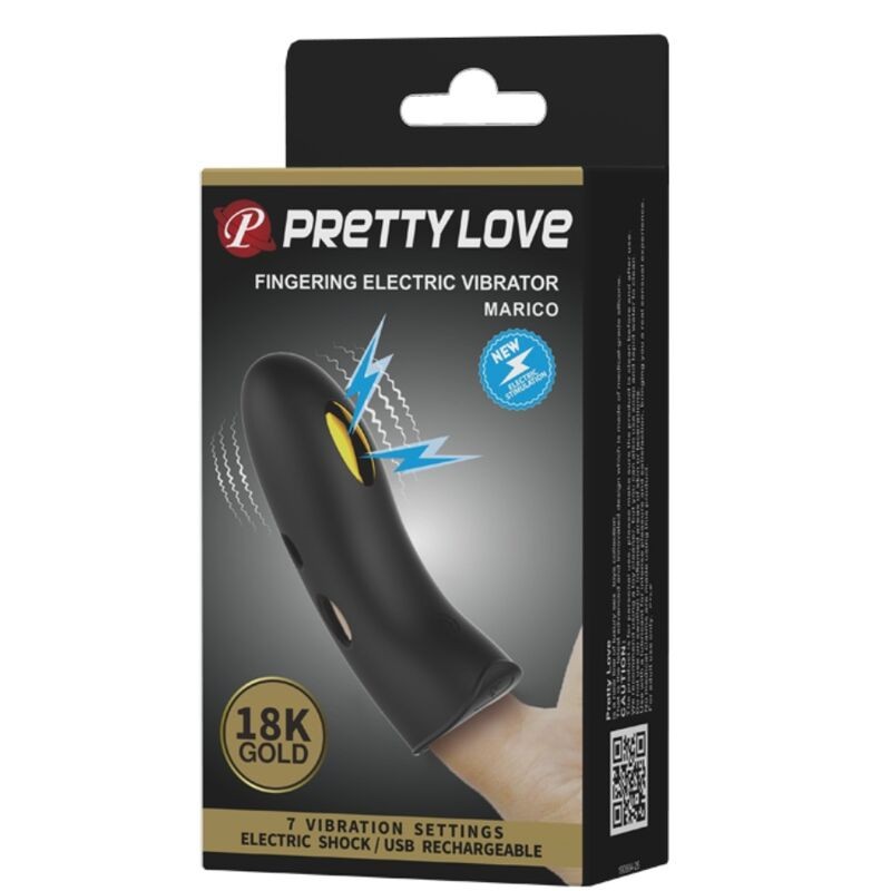 PRETTY LOVE MARICO FUNDA DE DEDO ELECTRO ESTUMILADOR NEGRO