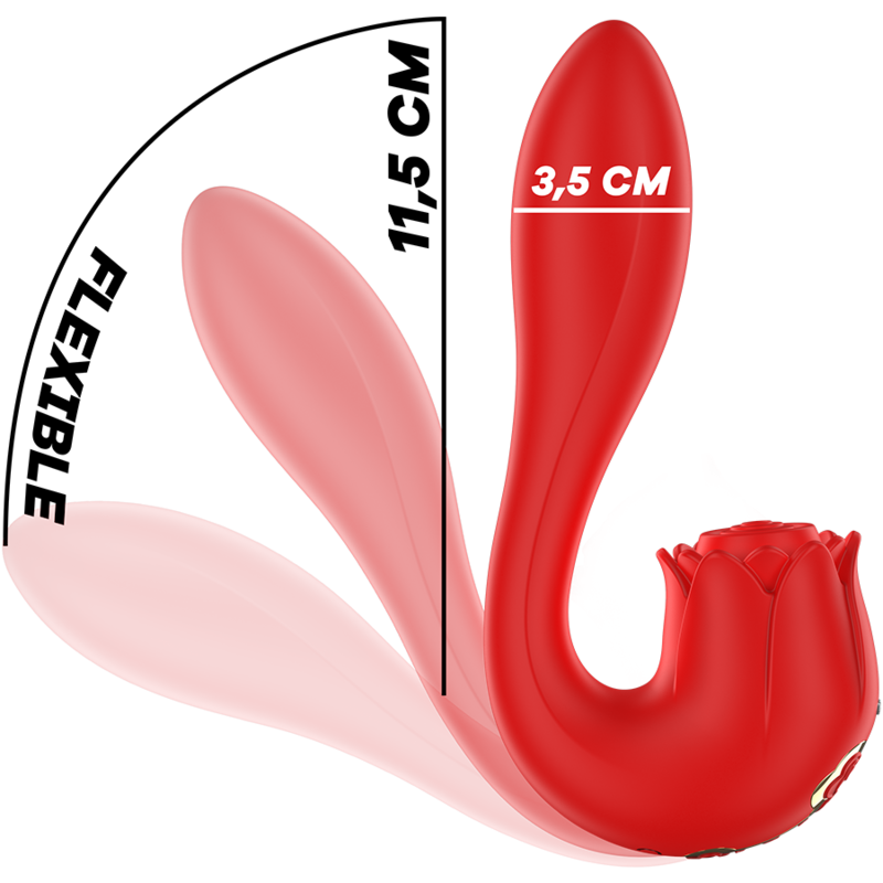 MIA SELENA ESTIMULADOR VIBRATING TAPPING ROJO