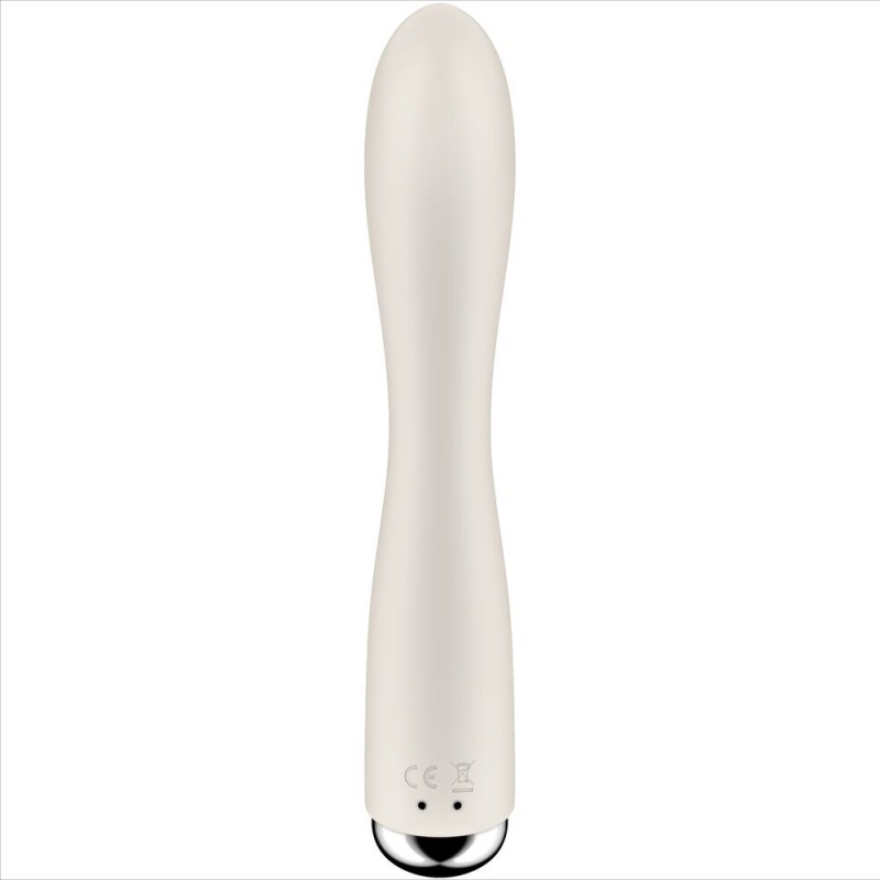 SATISFYER SPINNING RABBIT 1 ESTIMULACION CLITORIS Y PUNTO G BEIGE