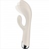 SATISFYER SPINNING RABBIT 1 ESTIMULACION CLITORIS Y PUNTO G BEIGE
