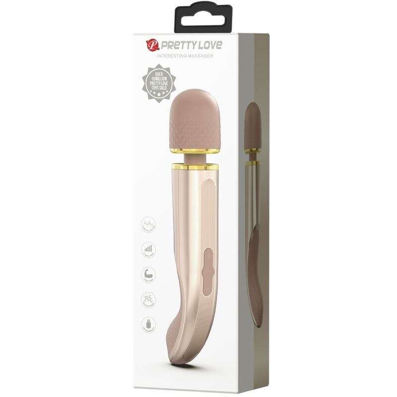 PRETTY LOVE MASAJEADOR 7 MODOS VIBRACION CHAMPAGNE