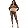 LEG AVENUE SET TOP CORTO MEDIAS TOBILLO