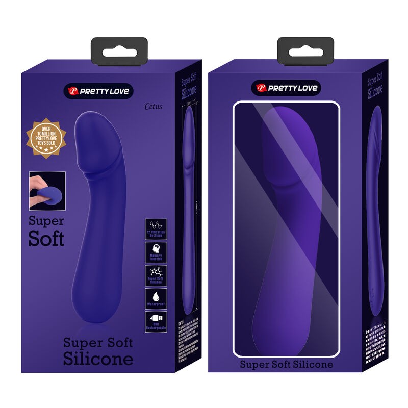 PRETTY LOVE CETUS VIBRADOR RECARGABLE LILA