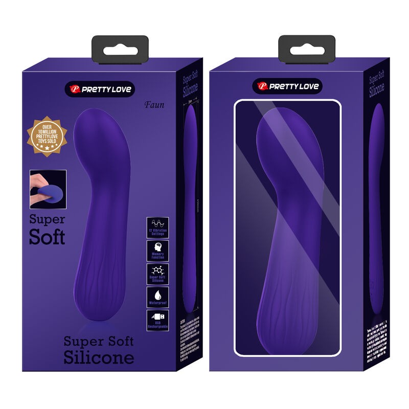 PRETTY LOVE FAUN VIBRADOR RECARGABLE LILA