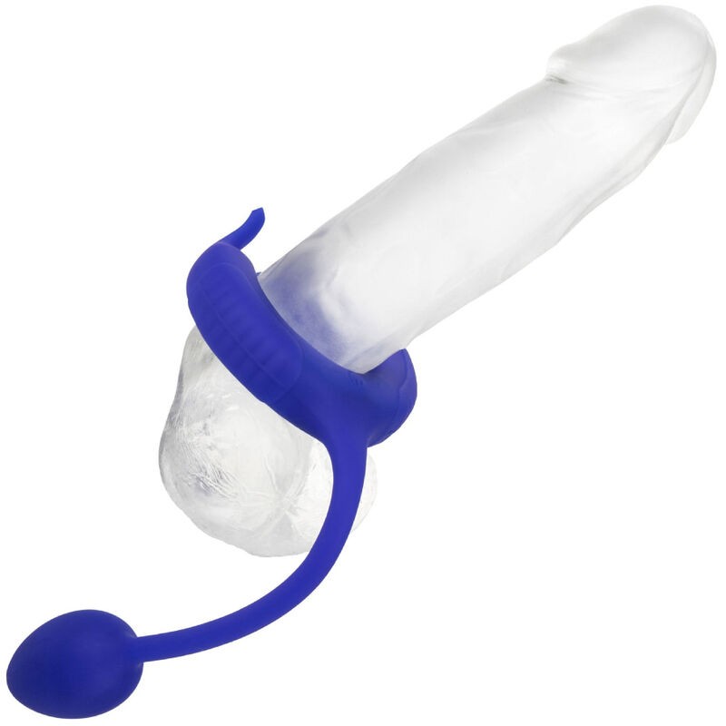 CALEXOTICS ADMIRAL ANILLO CON PESO PARA PENE AZUL