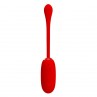 PRETTY LOVE JULIUS HUEVO VIBRADOR IMPERMEBLE RECARGABLE ROJO