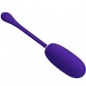 PRETTY LOVE KIRK HUEVO VIBRADOR RECARGABLE LILA