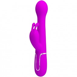PRETTY LOVE DEJON VIBRADOR RABBIT 3 EN 1 MULTIFUNCIoN VIOLETA