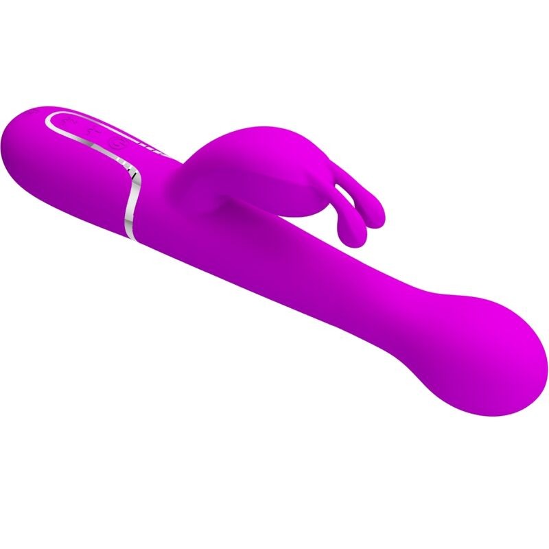 PRETTY LOVE DEJON VIBRADOR RABBIT 3 EN 1 MULTIFUNCIoN VIOLETA