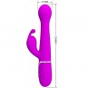 PRETTY LOVE DEJON VIBRADOR RABBIT 3 EN 1 MULTIFUNCIoN VIOLETA