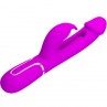 PRETTY LOVE KAMPAS VIBRADOR RABBIT 3 EN 1 MULTIFUNCIoN CON LENGUA VIOLETA