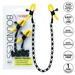 CALEXOTICS BOUNDLESS PINZAS DE PEZONES